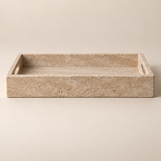 NELQIROY™ Natural Stone Pattern Decorative Tray primary image