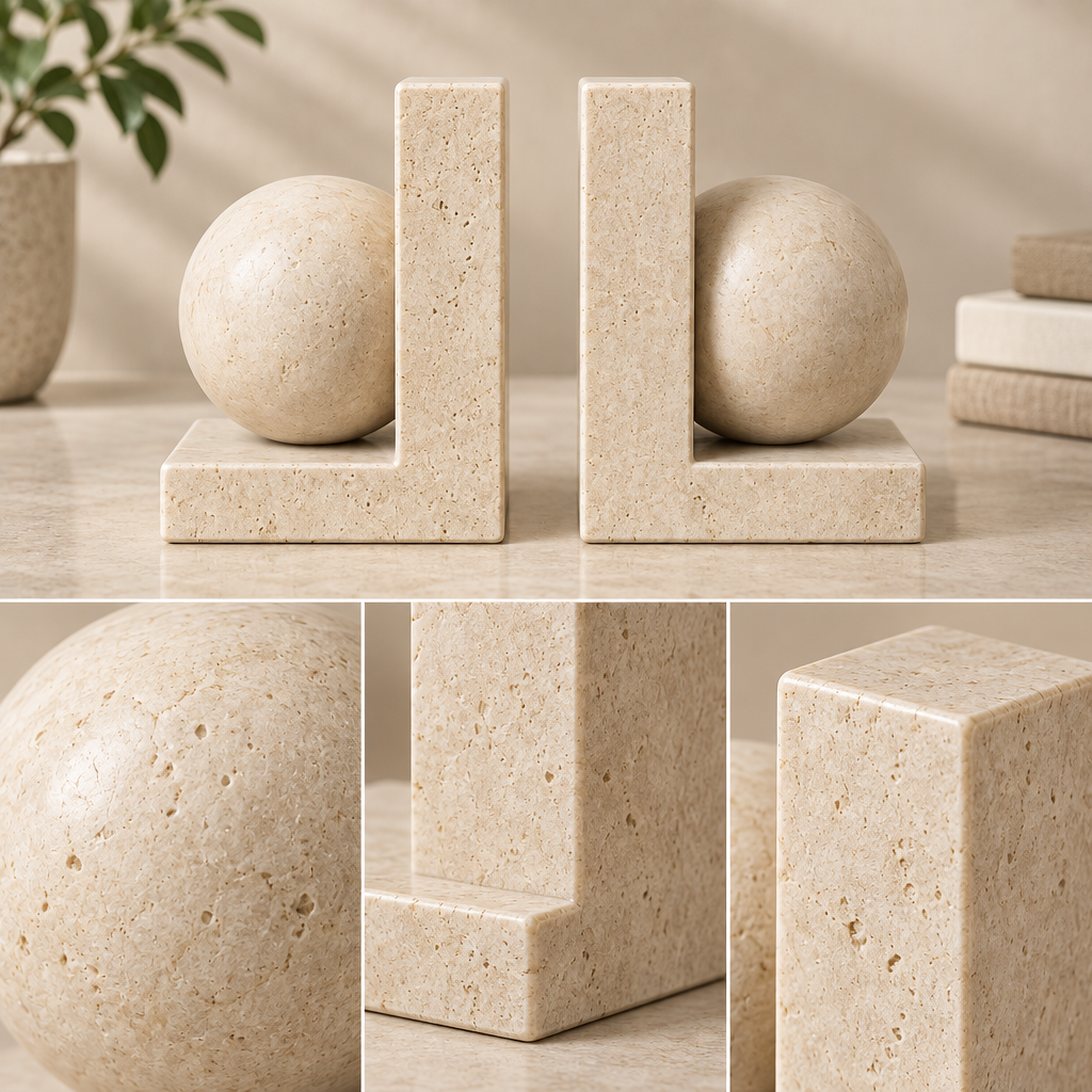 NELQIROY™ Modern Art Bookend Set image 6