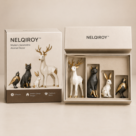 NELQIROY™ Modern Geometric Animal Decor primary image