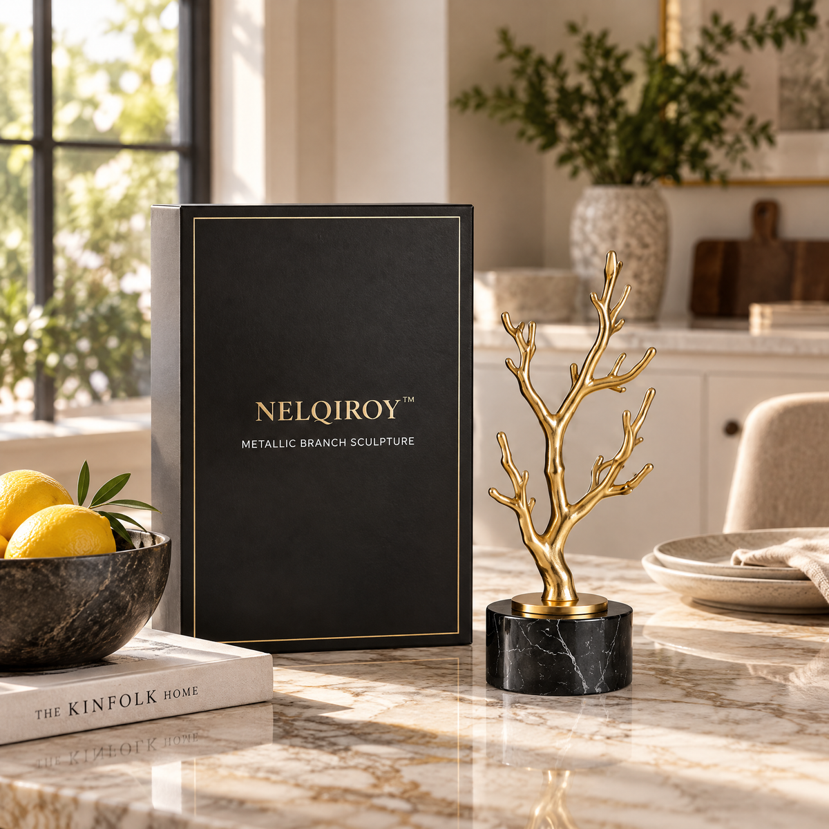 NELQIROY™ Metallic Branch Sculpture image 2