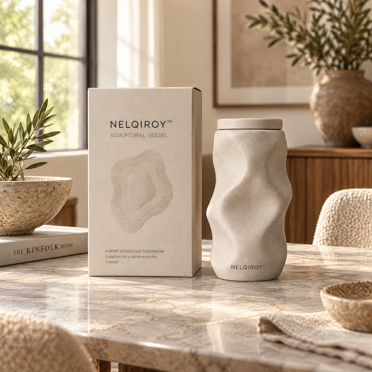 NELQIROY™ Irregular Sculptural Vessel image 2