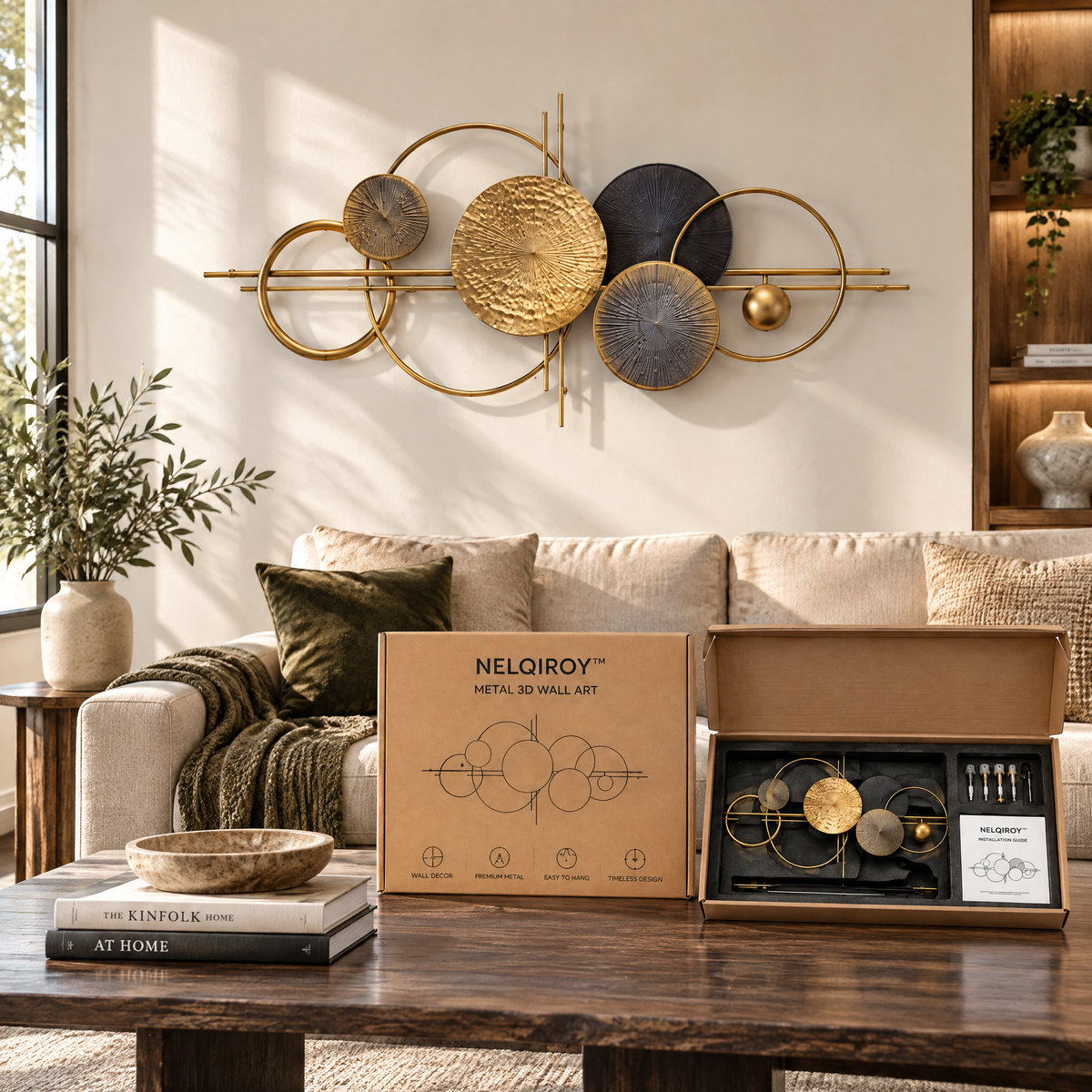 NELQIROY™ Metal 3D Wall Art image 3