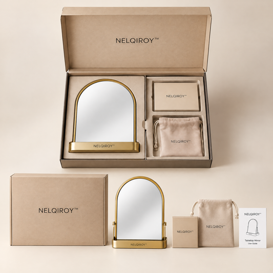 NELQIROY™ Arched Artistic Tabletop Mirror primary image